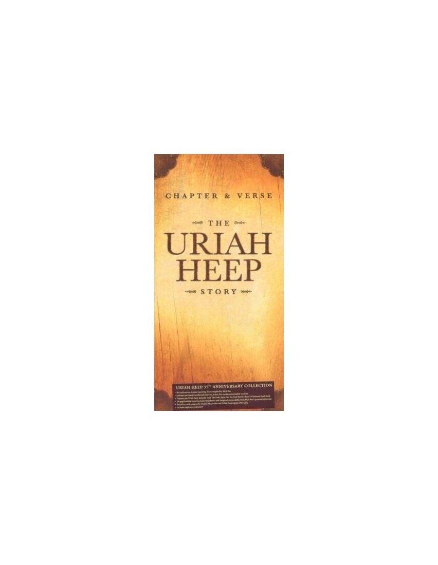新品未開封 廃盤 BOX URIAH HEEP CHPTER & VERSE Uriah Heep - Chapter & Verse: The Uriah Heep Story - Amazon