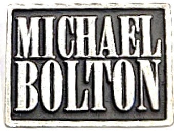 Michael Bolton Logo Enamel Pin – Officially Licensed Winterland Merchandise