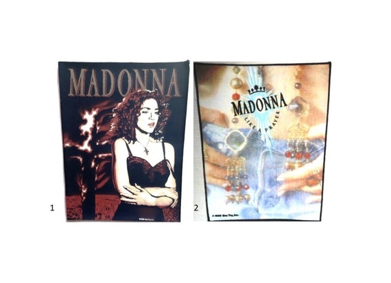 MADONNA Backpatch Printed Back Patch, Like a Prayer, 1989 Toy Boy