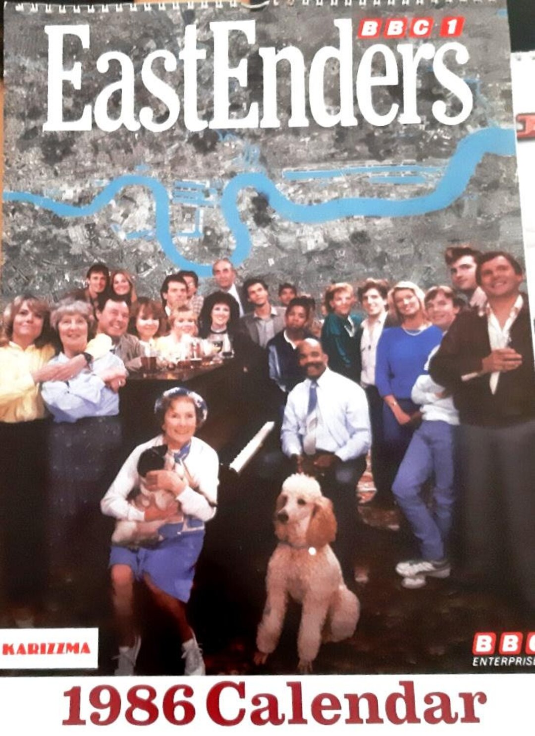 Eastenders Calendar 1986 ,vintage, Official, in Good Condition , Great