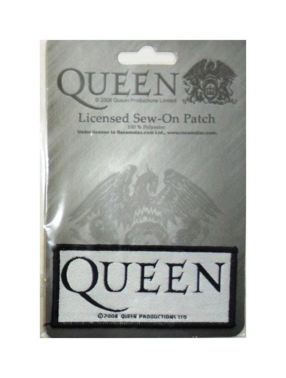 QUEEN patch: Logo Woven Sew On Patch Rock Officia… - image 2