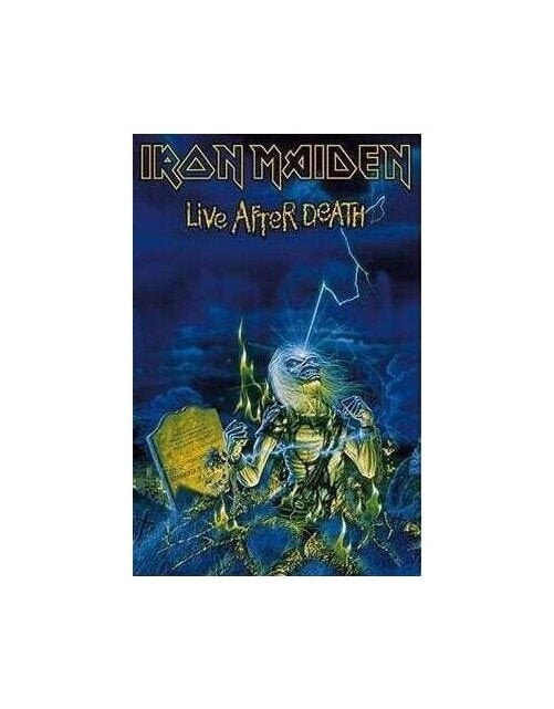 IRON MAIDEN flag - Live After Death: Textile Licensed Poster Flag