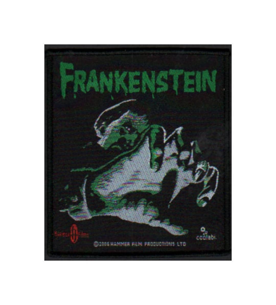 FRANKENSTEIN Patch Hammer Film Productions Sew on Woven Patch ...
