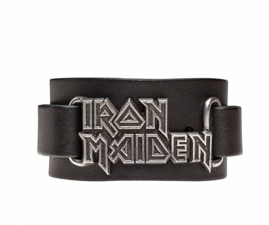 Iron Maiden Wristband Killers band logo new Official black Leather Size 