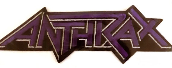 Anthrax  Slayer  Sew / Iron on official  vintage … - image 2