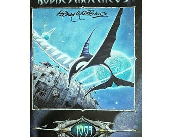 Rodney Matthews 1993 / 2027 Fantasy Calendar,  Hand signed by Rodney.  Sci-Fi Art, Collectible