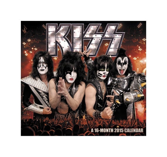 KISS 2026/2015カレンダー。日付は2026年と一致しています。公式