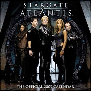Stargate Atlantis 2009 calendar. New and sealed, Official. Sci fi calendar image 3