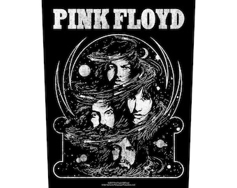 Pink Floyd backpatch 'Cosmic Faces r' printed licensed back patch  .