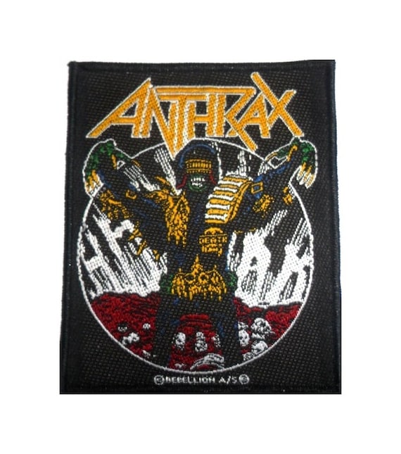 ANTHRAX Patch: 'judge Dredd ' Sew on Woven Patch. Heavy