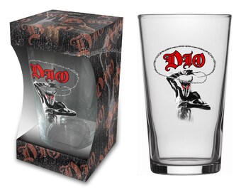 DIO   &#39;Holy Diver -  Murray&#39;   Pint Beer Glass , new ,  in full colour display box