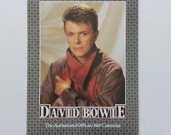David Bowie 1987/ 2026  Calendar .  Vintage 1987 Official calendar, and dates match 2026.  Musician, actor,  RIP