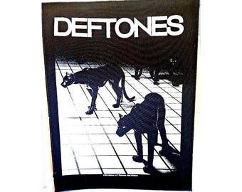 Deftones back patch,  officially licensed.  Printed, official 2016