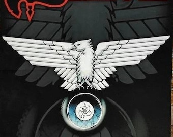 Saxon flag 'Wheels of Steel'   Textile Licensed Poster Flag, rock band, rock music,