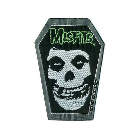 MISFITS Patch: You Choose Design Rare 1. Coffin Shaped 2. Rectangle Sew on  Woven Patch From 2002 -  Israel