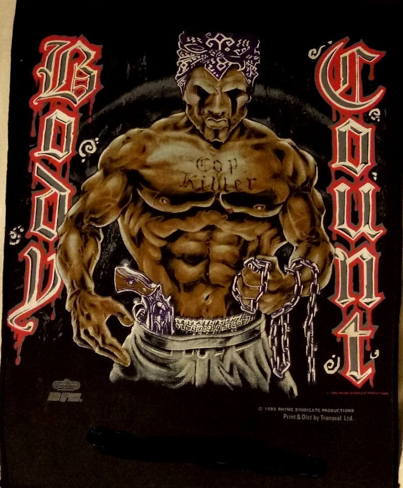 BODY COUNT Backpatch Cp Killer Artwork Printed Back Patch Etsy