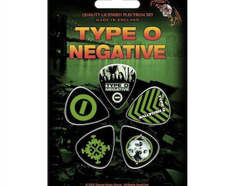 Type o negative 5枚セット ゴシック ドゥーム ヘヴィメタル Type O Negative X 5 Guitar Picks /plectrum Set in a Pack