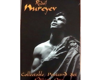 Postcards: Rudolf Nureyev  Collectable classic postcard set . 9 collectable postcards, shrinkwrapped   new, (c) 2003, ballet