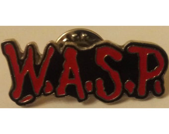 WASP - band logo enamel pin