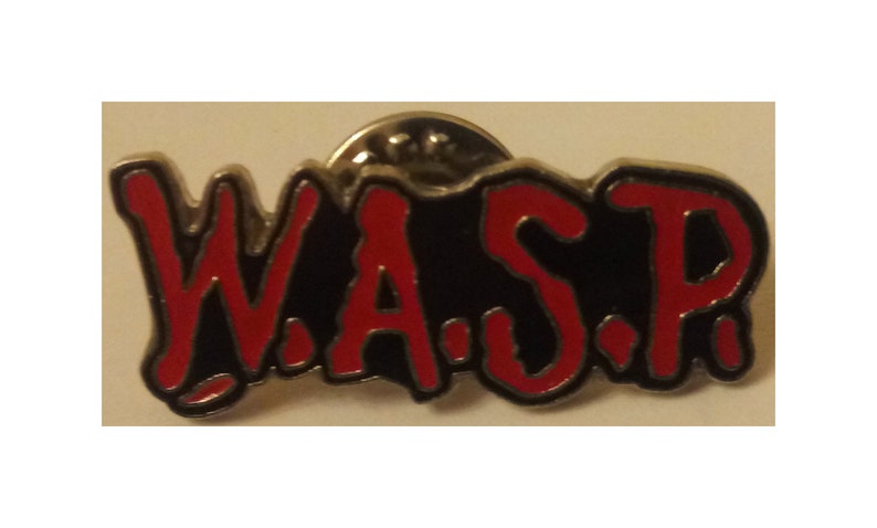 WASP band logo enamel pin 画像 1