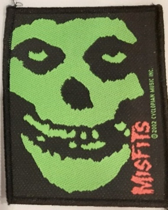 MISFITS Patch: You Choose Design Rare 1. Coffin Shaped 2. Rectangle Sew on  Woven Patch From 2002 