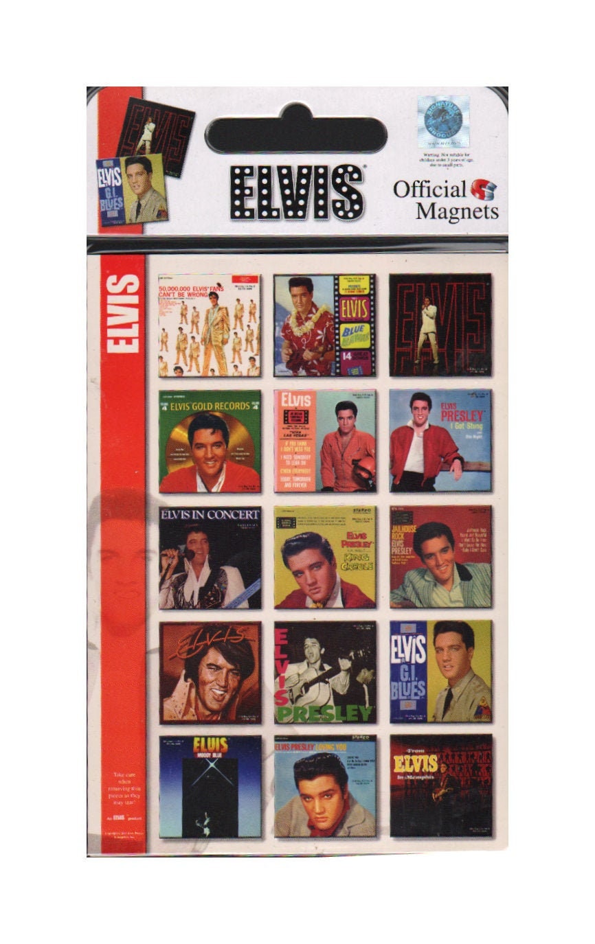 ELVIS Official Fridge / Set of 15 High Quality Etsy UK