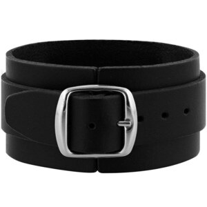 AC/DC 'logo' Black Leather Wristband Made by Alchemy. - Etsy