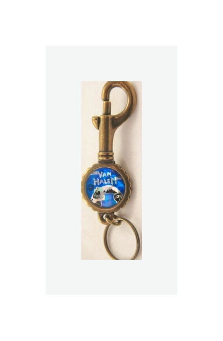 VAN HALEN Bottle Opener Key Fob / Key chain  original 80's item