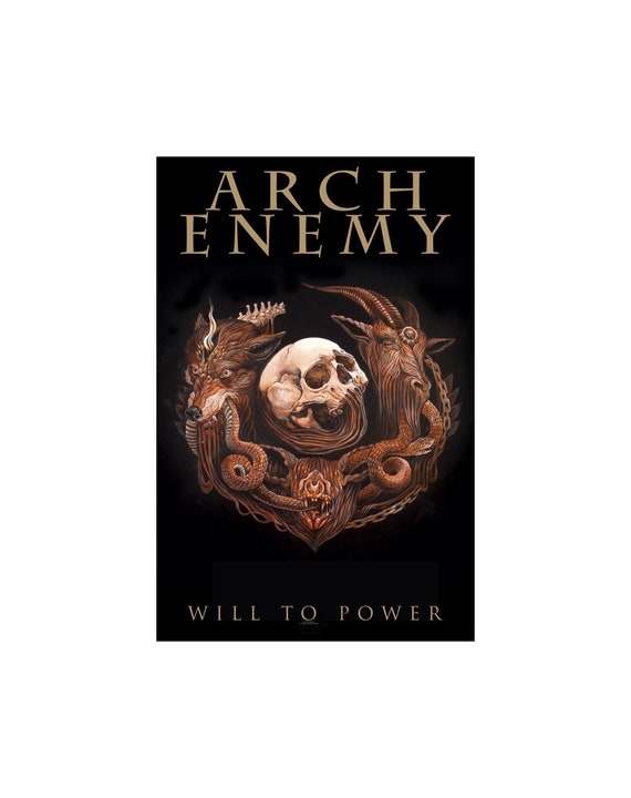 ARCH ENEMY フラッグ: 「Will to Power」テキスタイル ポスター