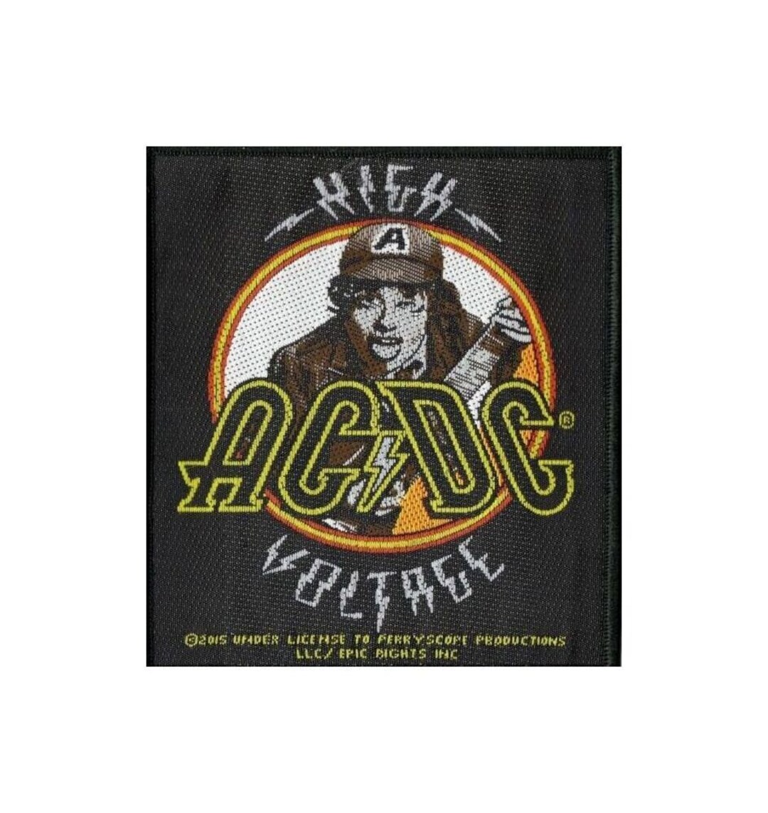 AC/DC Patch - High Voltage Woven Cloth Patch - Etsy
