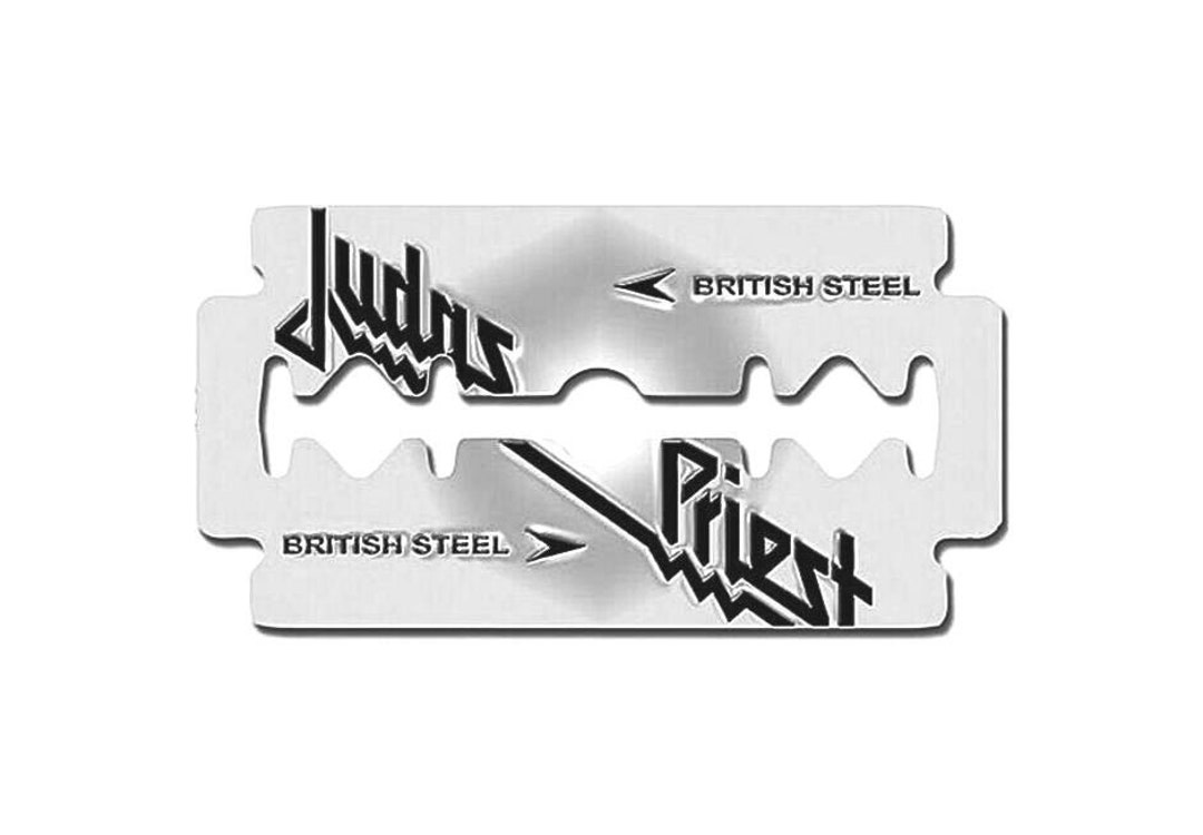 JUDAS PRIEST 'british Steel' Pin/ Badge Heavy Metal , Rock Music Pin