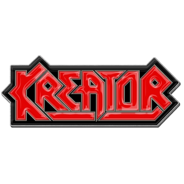KREATOR pin/ badge:  Logo metal  enamel pin badge. Heavy Metal German thrash Rock band .