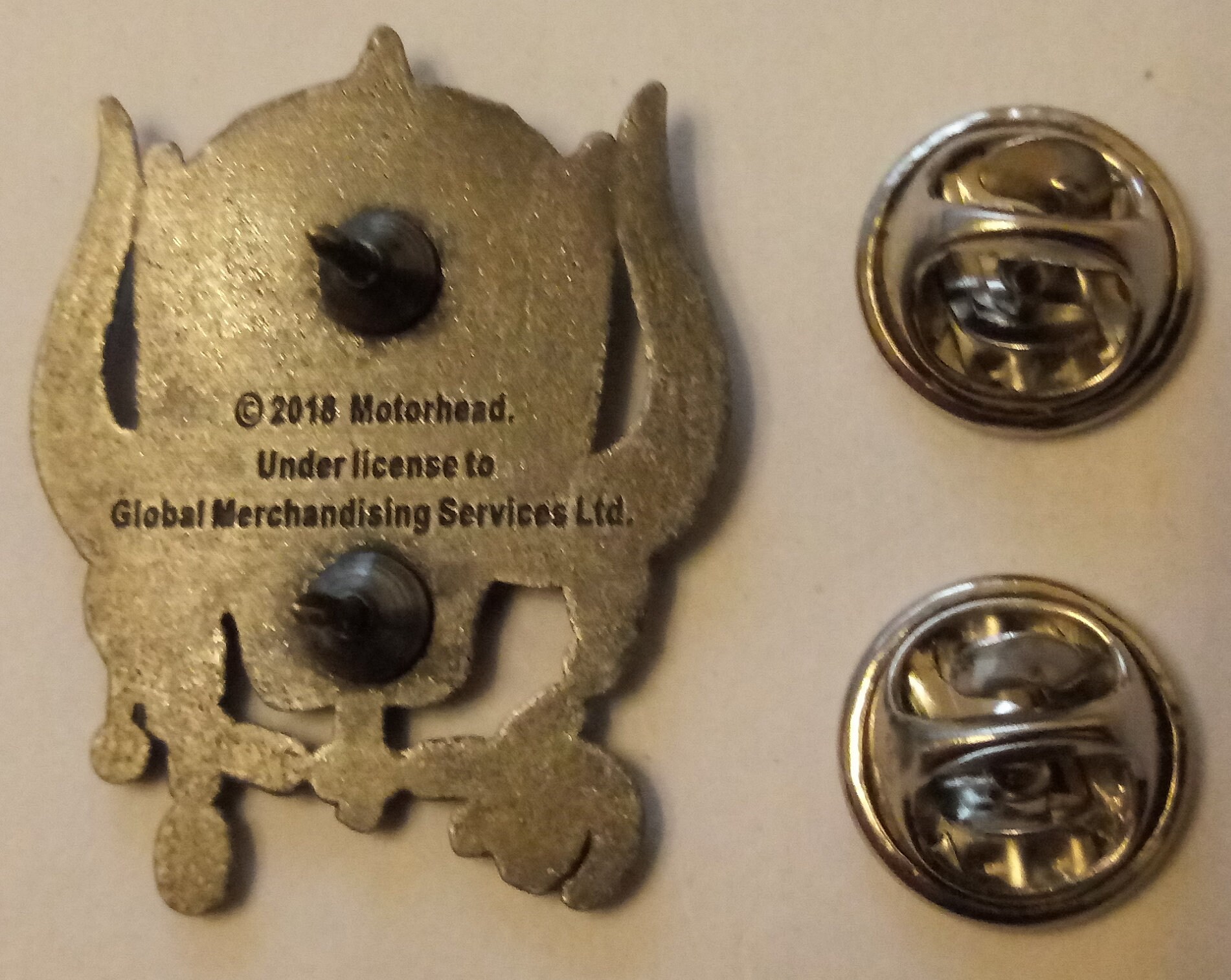 ヴィンテージMotörhead ピンバッジ Motorhead Pin, You Choose - War Pig Enamel Pin, 1. Small