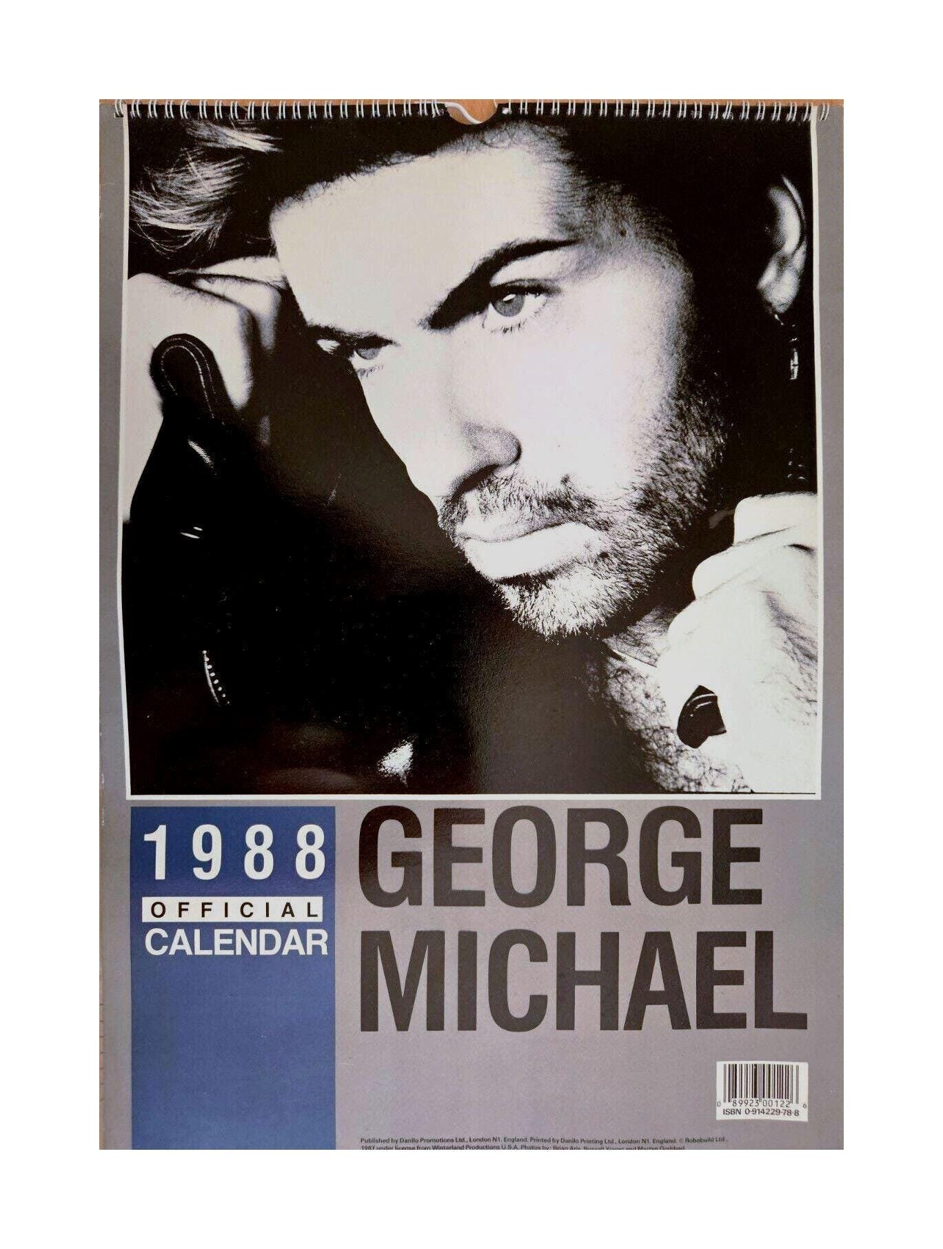 1988 George Michael Calendar official,  singer