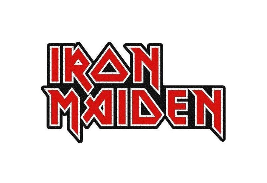 Iron Maiden Patch. 'logo Name ' Cut Out Patch. Officially