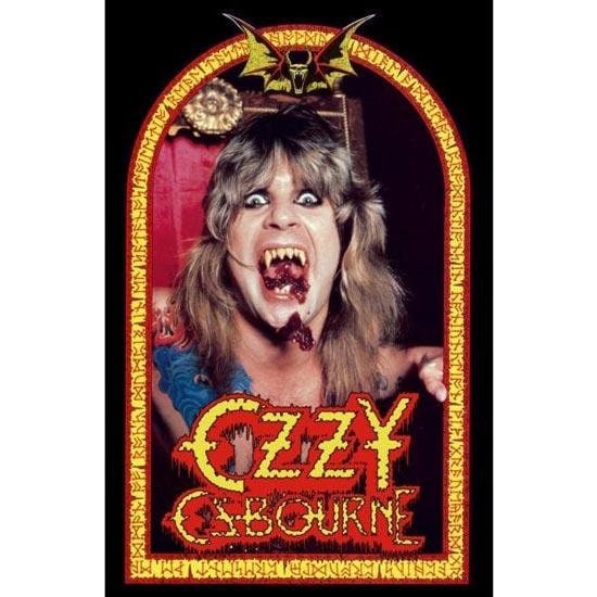 OZZY Flag - Speak of the Devil . Ozzy Osbourne Textile