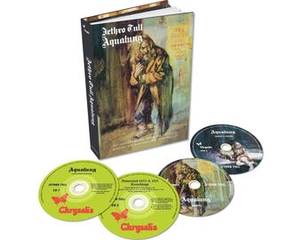 Jethro Tull Aqualung 40th Anniversary Adapted Edition (CD/DVD), includes book.   Remixed and Mastered by Steven Wilson, Mint, sealed