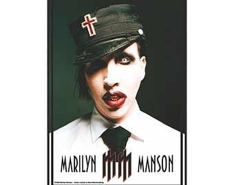 Marilyn Manson Uniform Original 2003 Licensed Poster - Etsy