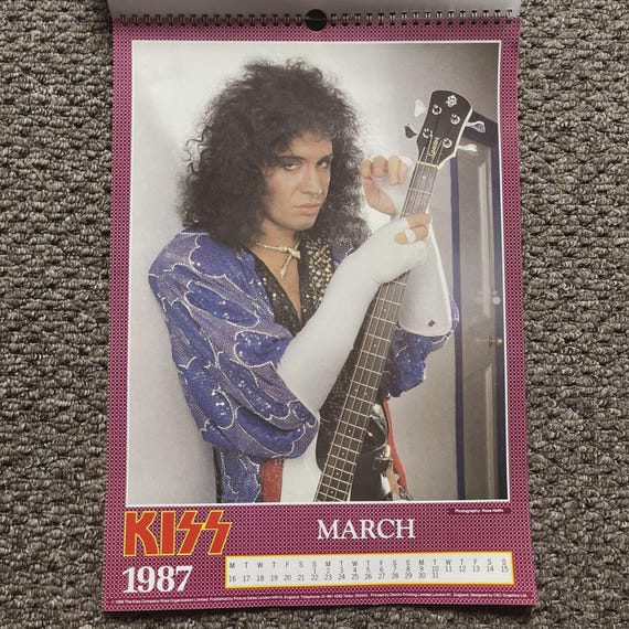 KISS 1987/2026 Calendar,licensed. .dates Match 2026. Great Photos