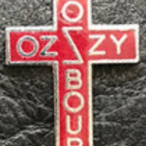 ozzy osbourne silver cross