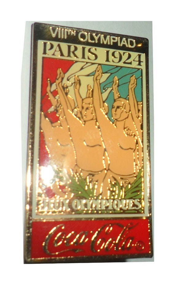 Vlll Olympiad PARIS 1924 Deux Olympiques Coca Col… - image 2