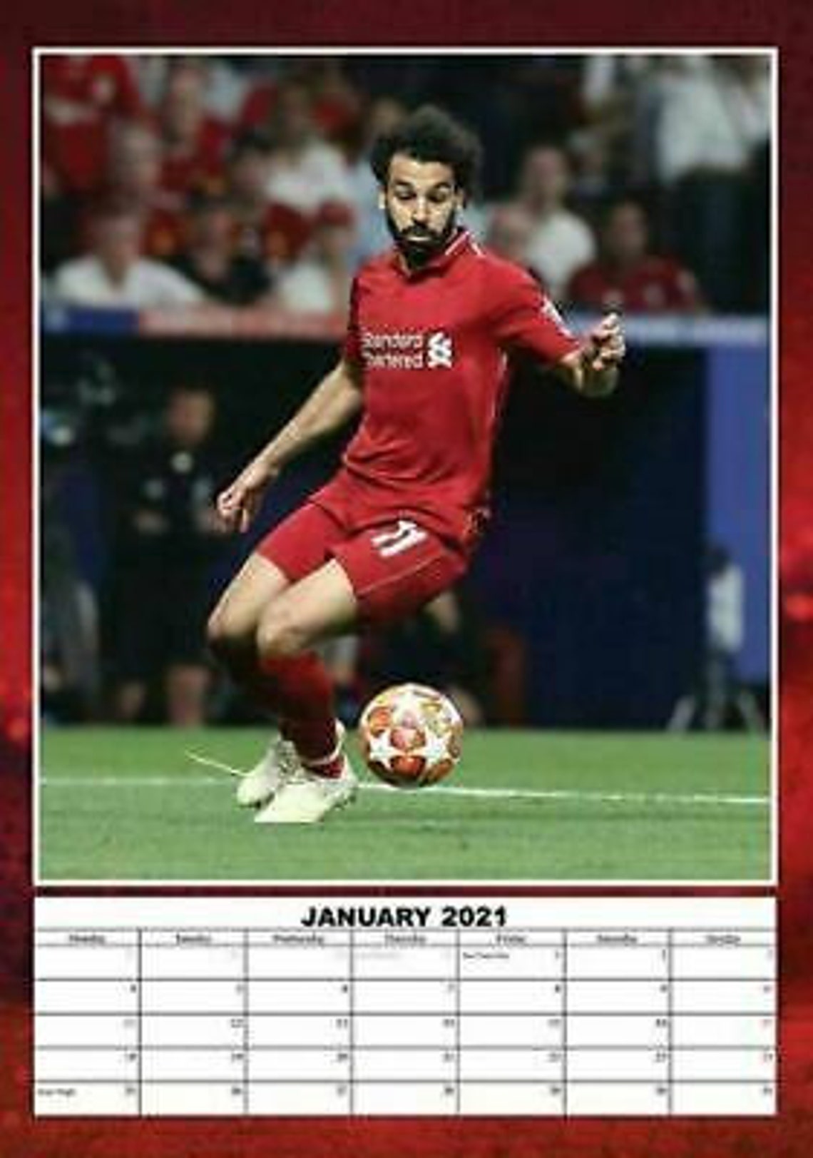 2021 Mo Salah Calendar by Dream New and Sealed: Football | Etsy