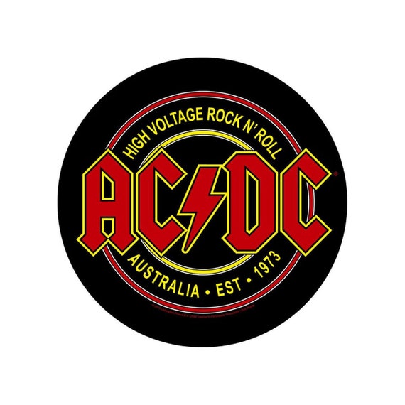 AC/DC 'high Voltage Rock N' Roll Australia Est 1973 ' Printed
