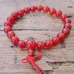 Carnelian Sacral Chakra Power Bracelet | Root Chakra | Creativity | | Memory | Harmony | Courage | Happiness | Self-esteem | Past life