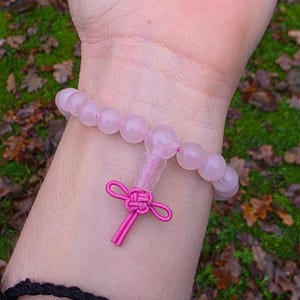 Rose Quartz Healing Chakra Bracelet | Heart Chakra | Calming | Inner Peace | Taurus | Libra | Scorpio