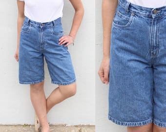 Dark Wash Denim Shorts