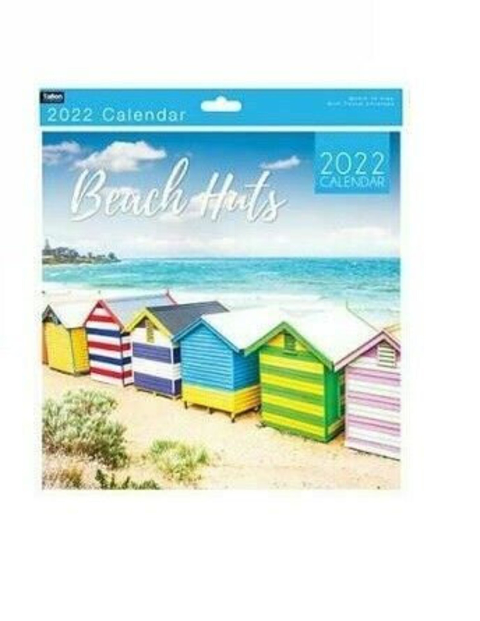 2022 CALENDAR With BEACH HUT Photos Square One Month View Wall Etsy UK