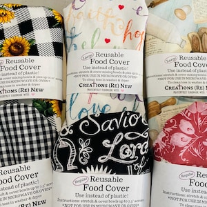 Reusable Bowl Covers with Washable Waterproof Fabric, Bread Making Accessories