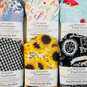 Reusable Bowl Covers with Washable Waterproof Fabric, Bread Making Accessories