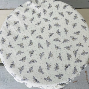 Reusable Bowl Covers with Washable Waterproof Fabric, Bread Making Accessories Bees